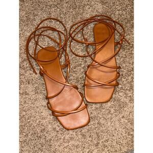 Brown Sandals Size 38 (US 7.5)